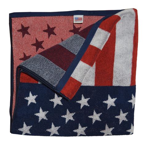 Made In Usa American Flag Beach Towel 30 X 60 The Flag Shirt