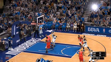 Nba 2k13 Dallas Mavericks Vs Los Angeles Clippers Highlights Youtube