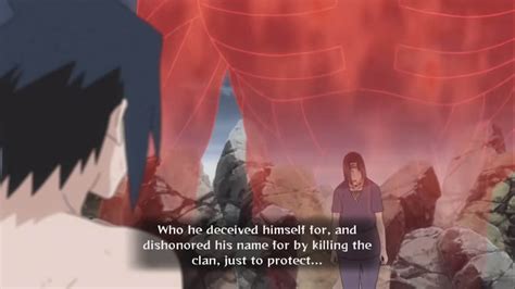 What Did Itachi Say To Sasuke Before He Died Naruto Explained