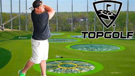Top Golf Driving Range Challenge Giant Hole In One Golf Course Youtube