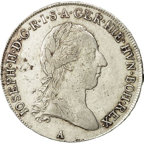 In 1713, the peace of utrecht gave emperor charles vi control of what had been called the spanish netherlands. #472467 Coin, AUSTRIAN NETHERLANDS, Joseph II, 1/2 ...