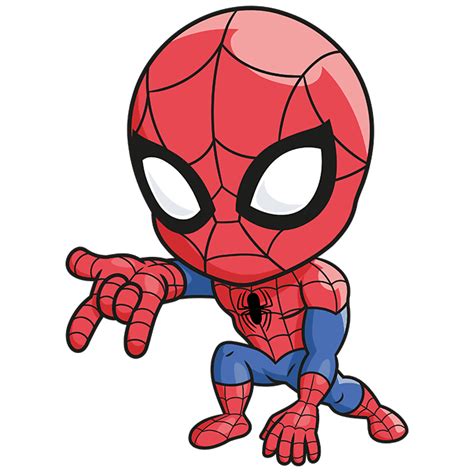 Cute Spiderman Cartoon Drawing