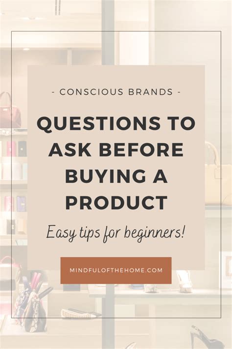 Conscious Consumerism 12 Questions To Ask Before Buying A Product