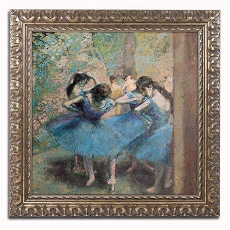Dancers In Blue 1890 Canvas Art By Claude Monet 16 By 16