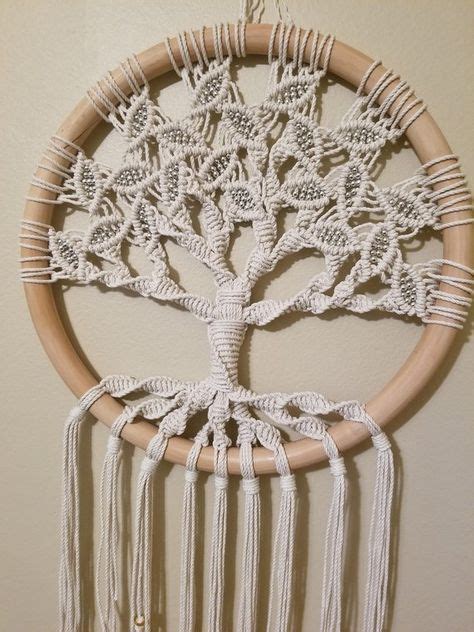 Then, just continue following the simple instructions, and your macrame wall hanging will be finished in no time. Tree of Life / Large Macrame Wall Hanging / Circle Art ...