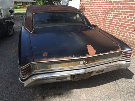 Receive the latest car listings by email. 1967 Chevelle ss 396 NO RESERVE!! project car for sale ...