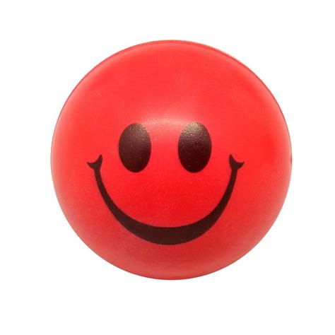 Happy Red Smile Face Bouncy Ball Kids Baby Toy Toys Wedding Decoration