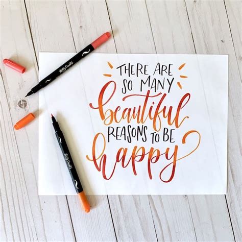 How To Design A Hand Lettered Quote Hand Lettering Quotes Brush