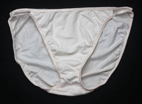 vintage light pink cotton panties barely there by bal… gem