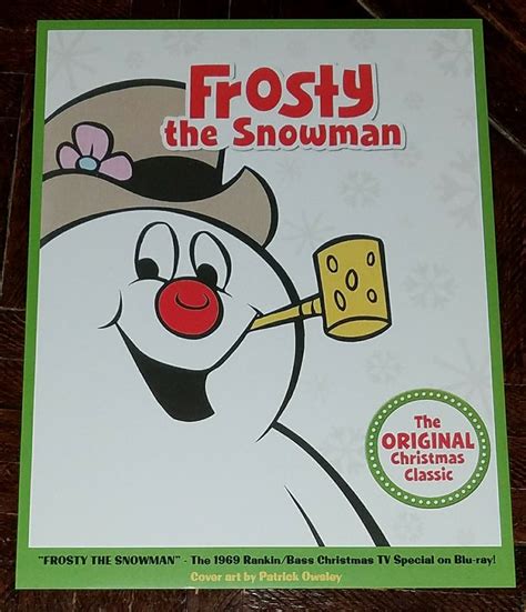 Frosty The Snowman 85x11 Blu Ray Cover Art Print Rankinbass