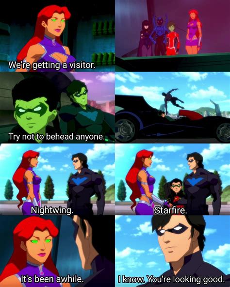 Robin Starfire Nightwing And Starfire Teen Titans Marvel Dc Ellie