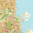 Mapa de copenhague, dinamarca - Mapa de copenhague, dinamarca (Norte de ...