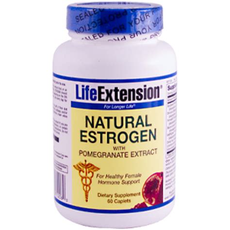 Life Extension Natural Estrogen With Pomegranate Extract 60 Caplets