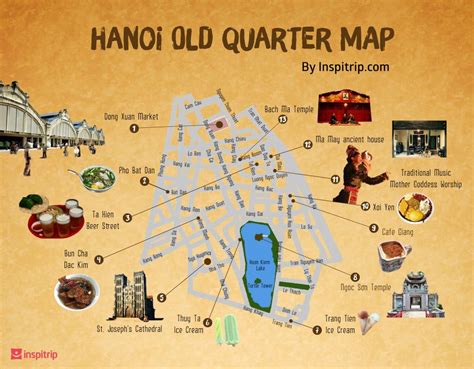 Hanoi Old Quarter Map And Detailed Guide Local Insider By Inspitrip