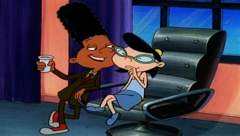 Phoebe And Gerald Lovers In The Background Hey Arnold Arnold Cool Cartoons