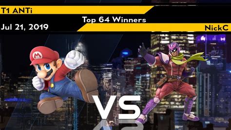 Smash Ultimate Defend The North 2019 Top 64 Winners T1 Anti Vs