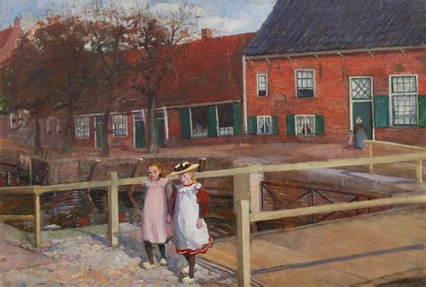 Jo Koster Paintings For Sale Girls On A Sunday Stroll Hasselt