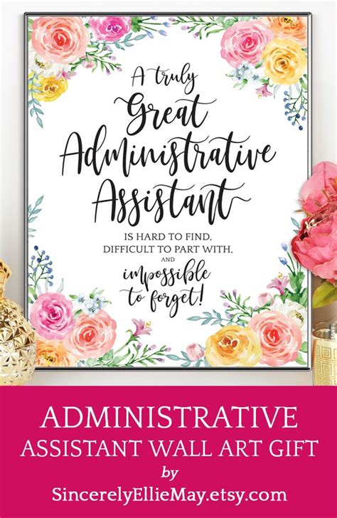 Administrative Assistant Ts Great As Administrator Thank Etsy