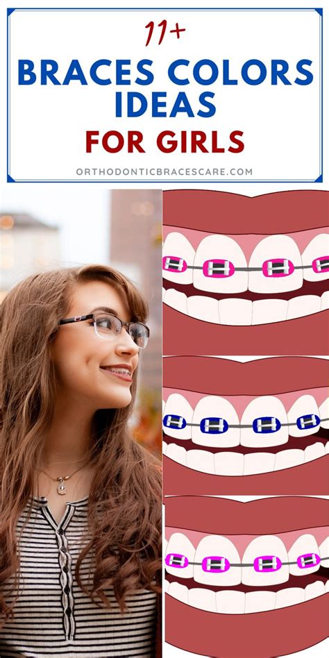 Braces Color Combinations For Girls
