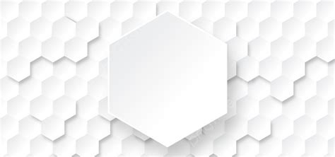 Abstract Embossed Hexagon Honeycomb Grey Gradient Background Light And