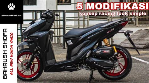 Galeri Modifikasi Honda Vario 2020 5 Modifikasi Simple Racing Look