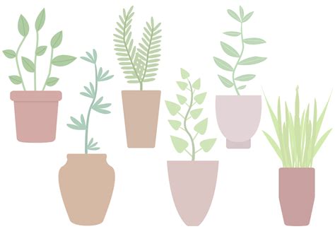 Free Potted Plant Vector - Download Free Vector Art, Stock Graphics