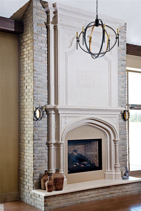 Home » home page » cover painted brick fireplace with faux stone. Stone Selex - Thin Brick Veneer Fireplace | Brick veneer ...