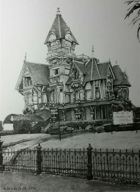 Victorian Mansion Drawing