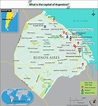 Map of Buenos Aires, the capital city of Argentina - Answers