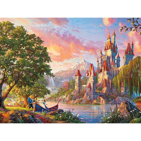 Beauty And The Beast Puzzle By Thomas Kinkade Is Now Out For Purchase