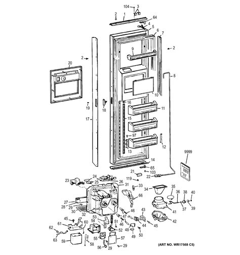 The ice maker receives water from the water inlet valve and will freeze until ice cubes are formed. 28 Ge Refrigerator Ice Maker Parts Diagram - Wiring ...