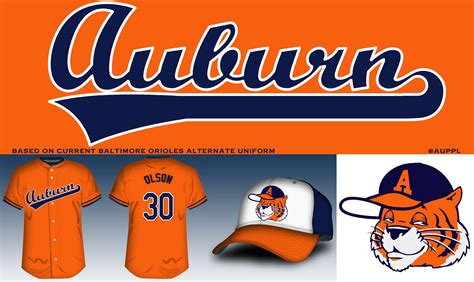 Redesigning The Auburn Baseball Uniform College And Magnolia
