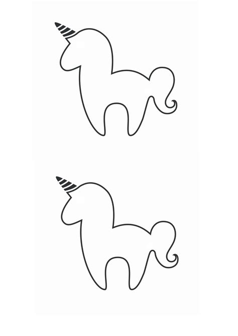 Unicorn Template Free Printable