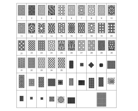 Dynamic Multiple Tile Design Blocks Cad Drawing Details Dwg File Cadbull