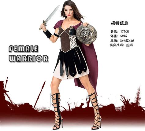 women s roman gladiator costume adult xena warrior princess dress up ladies ancient greek