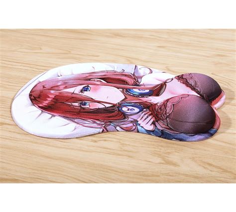 Anime Girl Sexy D Silicone Mouse Pad With Wrist Rest The Etsy Uk