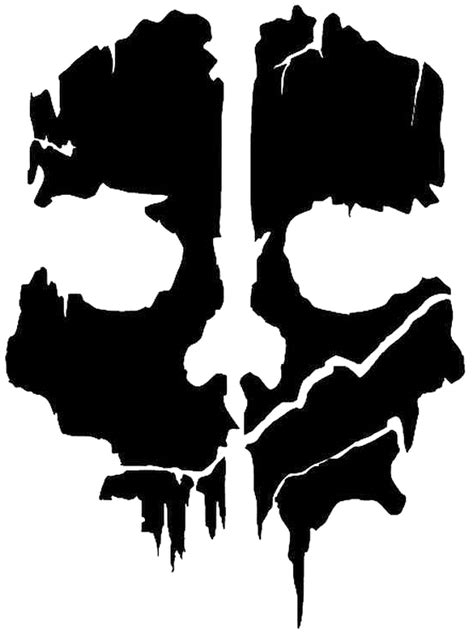 Call Of Duty Ghost Skull Vinyl Sticker