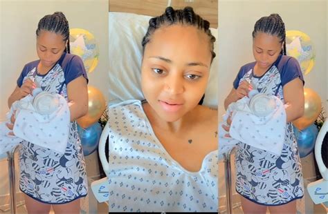 Regina Daniels Shares First Glimpse Of Her Newborn Son Photos And Video Kemi Filani News