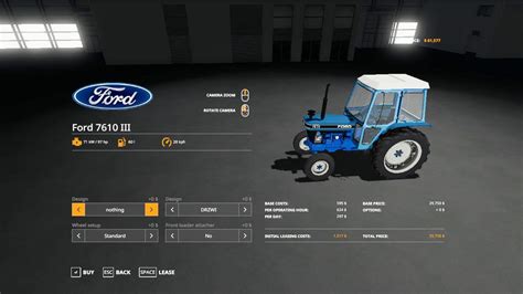 Fs19 Ford 7610 Iii Wip V10 Fs 19 Tractors Mod Download