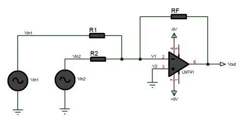 Lm741 Summing Amplifier And Its Applications Ee Diary
