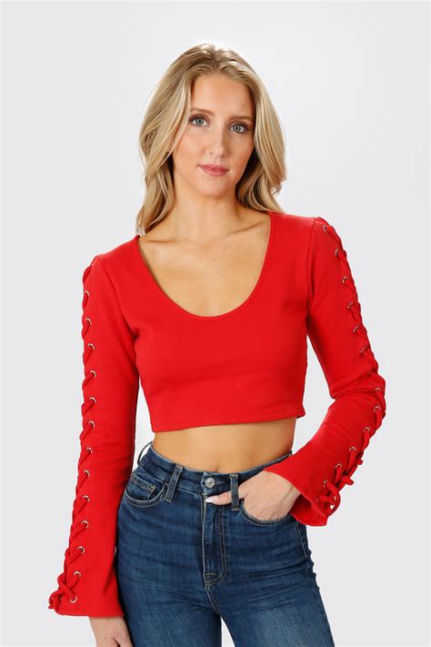 Cute Red Top Strappy Top Red Top Red Crop Top