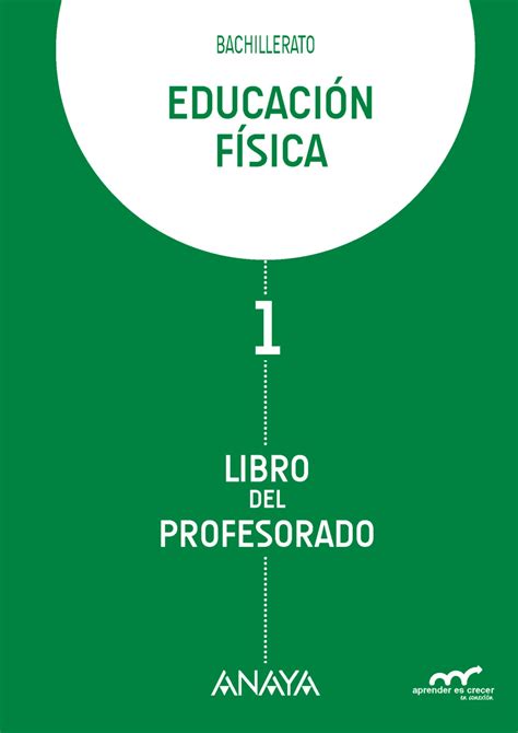 Educación Física 1 Libro Del Profesorado