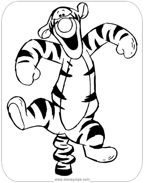 Tigger Coloring Page Disney Coloring Pages Coloring Books Coloring