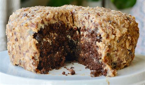 Easy Recipe Delicious Light German Chocolate Cake The Healthy Cake