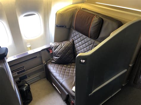 Singapore Airlines First Class Review I One Mile At A Time