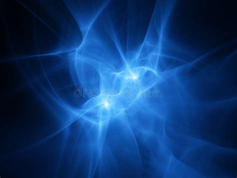 Abstract Blue Plasma Waves Stock Illustration Illustration Of Blue