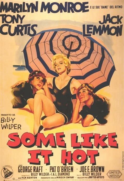 Some Like It Hot Marilyn Monroe Tony Curtis Jack Lemmon Old Movie