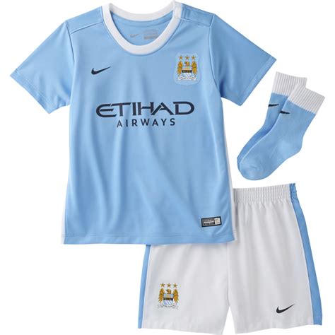 Nike Manchester City Home Infant Kit 20152016 In Blue Excell Sports Uk