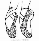 Coloring Ballet Shoes Dance Pointe Ballerina Shoe Nike Tap Nutcracker Drawing Irish Slippers Jazz Drawin Colouring Adult Getcolorings Expert Printable sketch template