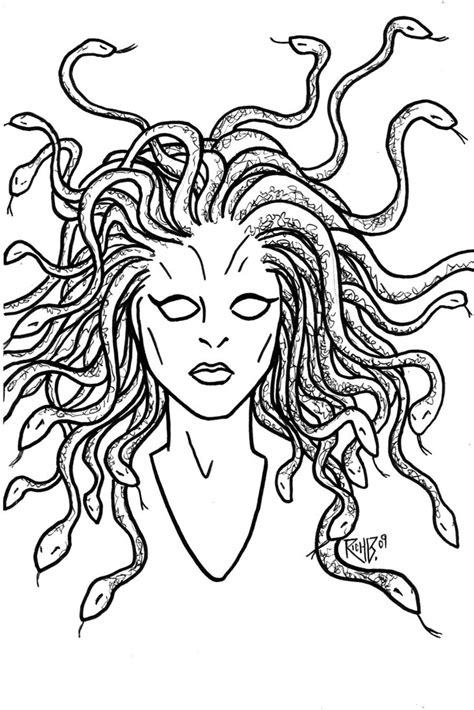 Medusa Coloring Download Medusa Coloring For Free